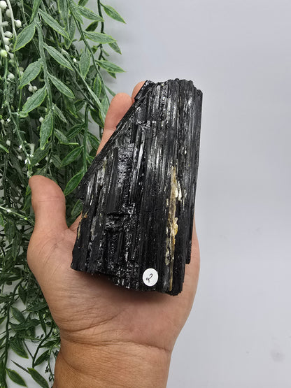 Black Tourmaline Straw Grade A Crystal Wellness