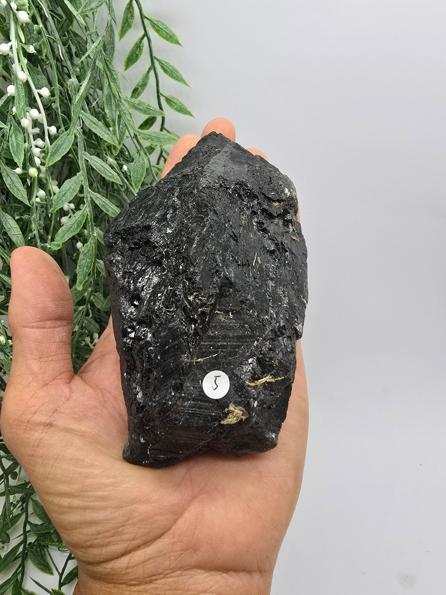 Black Tourmaline Straw Grade A Crystal Wellness