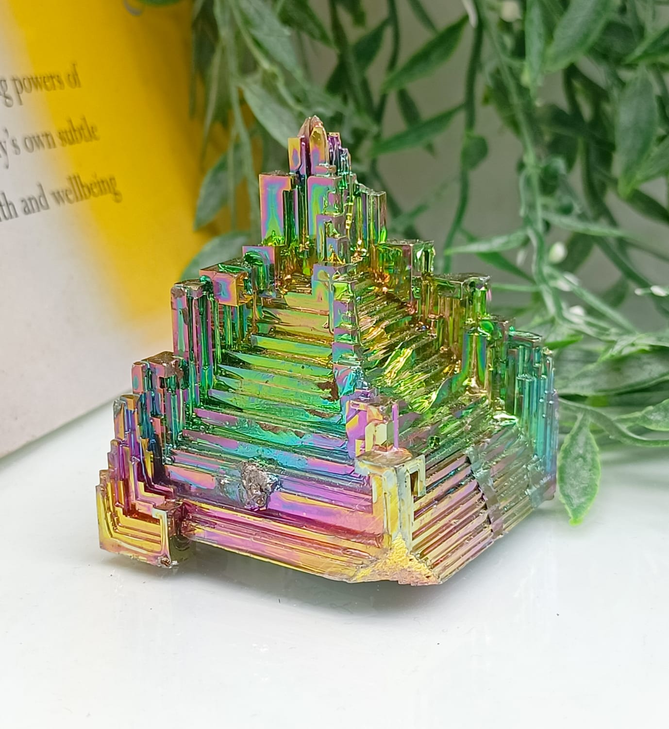 Bismuth 6x6x5cm Crystal Wellness