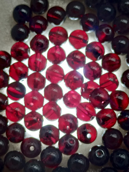 Garnet High Quality 6mm Malabeads Crystal Wellness
