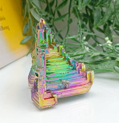 Bismuth 6x6x5cm Crystal Wellness