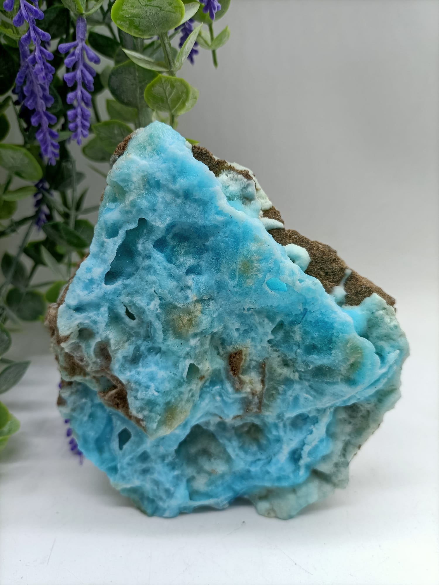 0.568 Kg Blue Aragonite High Grade Rare Specimen

