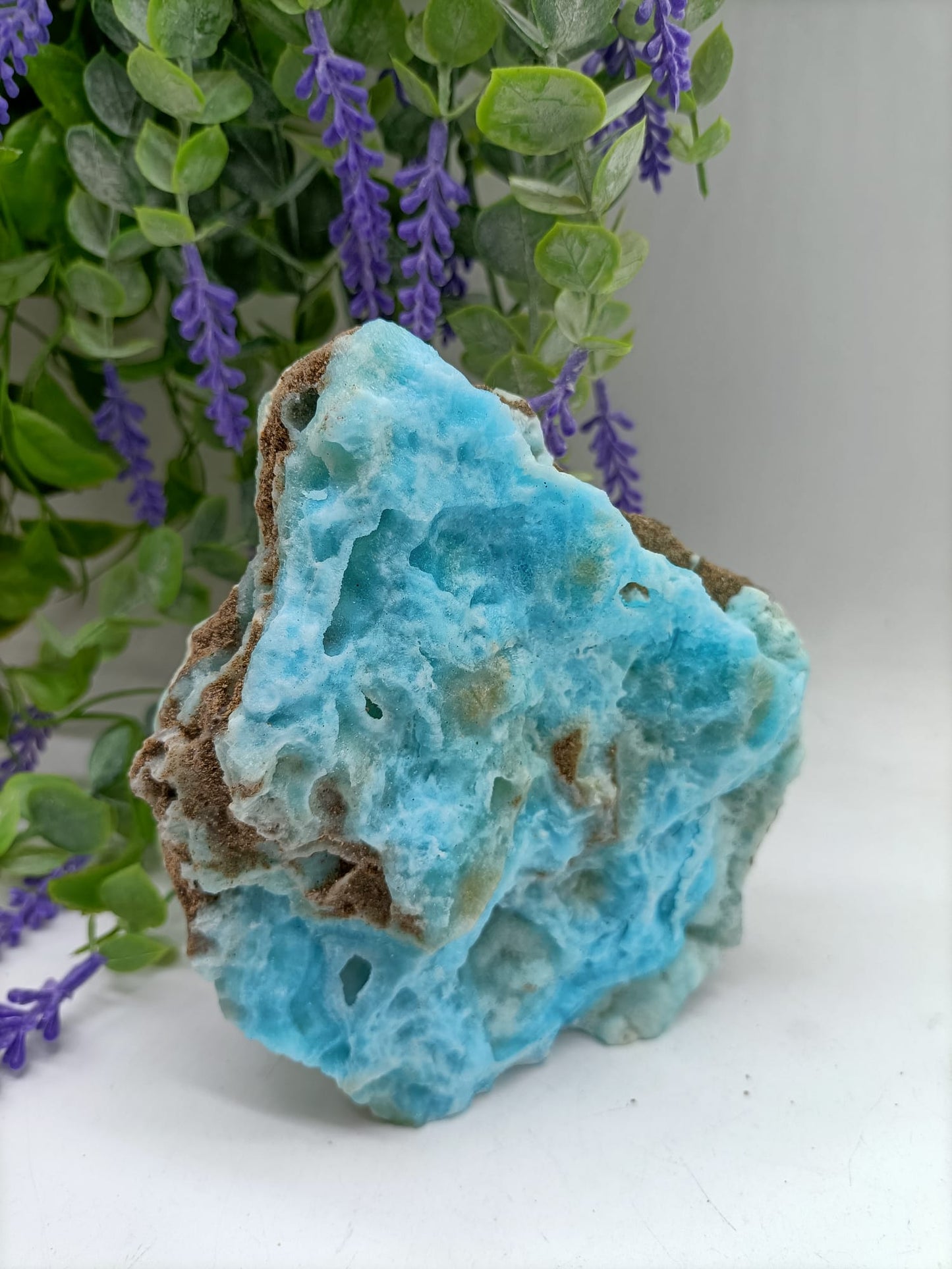 0.568 Kg Blue Aragonite High Grade Rare Specimen

