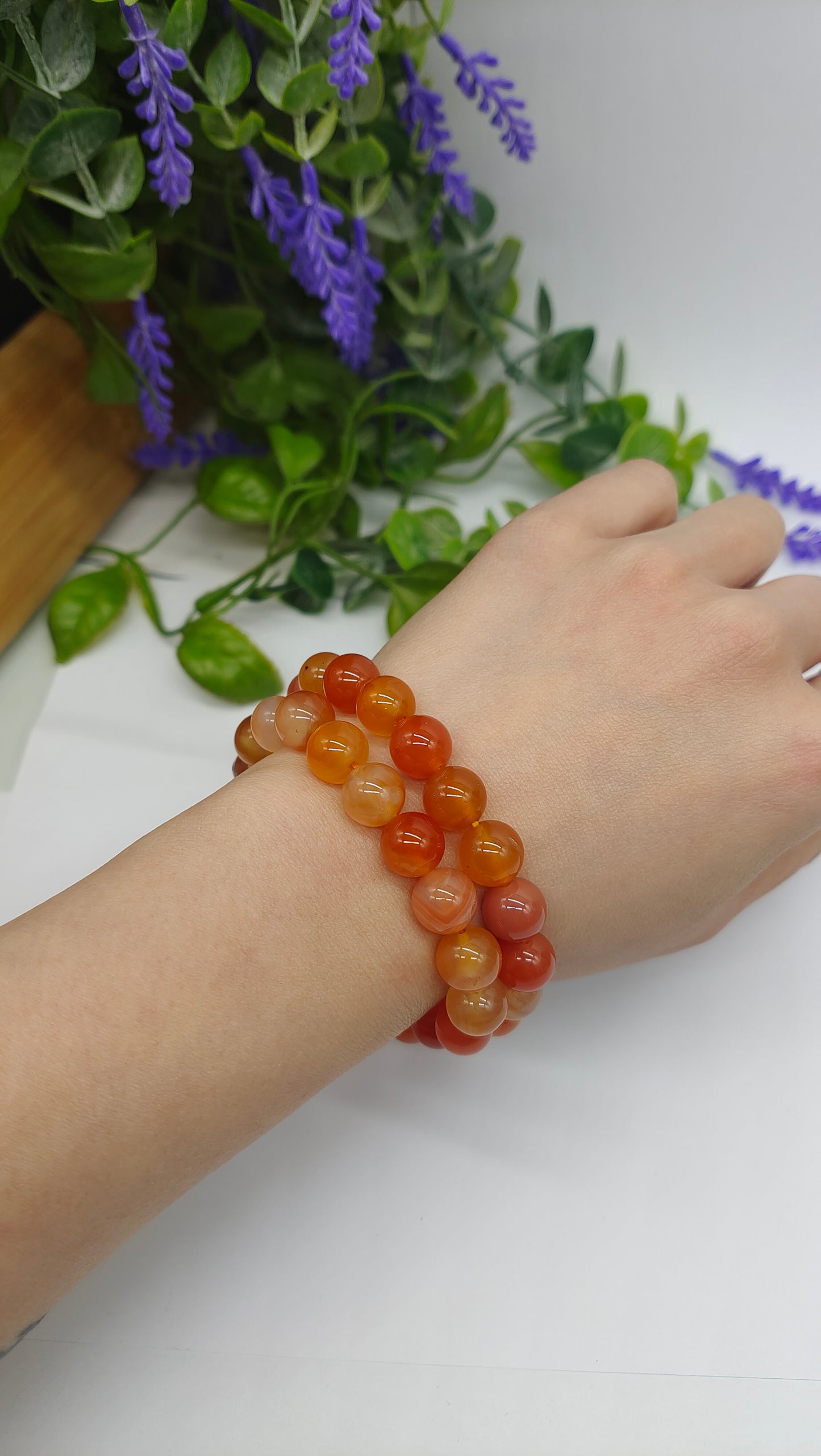 Carnelian Beads Bracelet Crystal Wellness