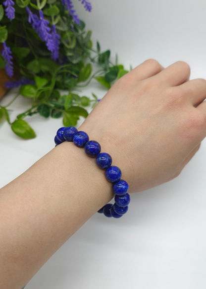 Lapis Lazuli AAA High Grade Beads Bracelet Crystal Wellness