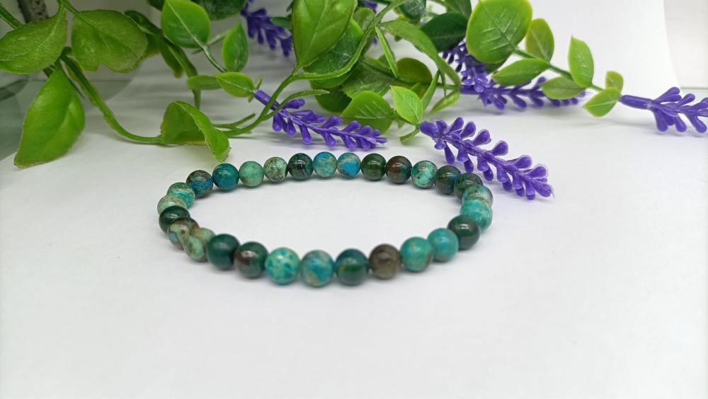 Chrysocolla AAA High Grade Beads Bracelet Crystal Wellness