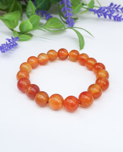 Carnelian Beads Bracelet Crystal Wellness