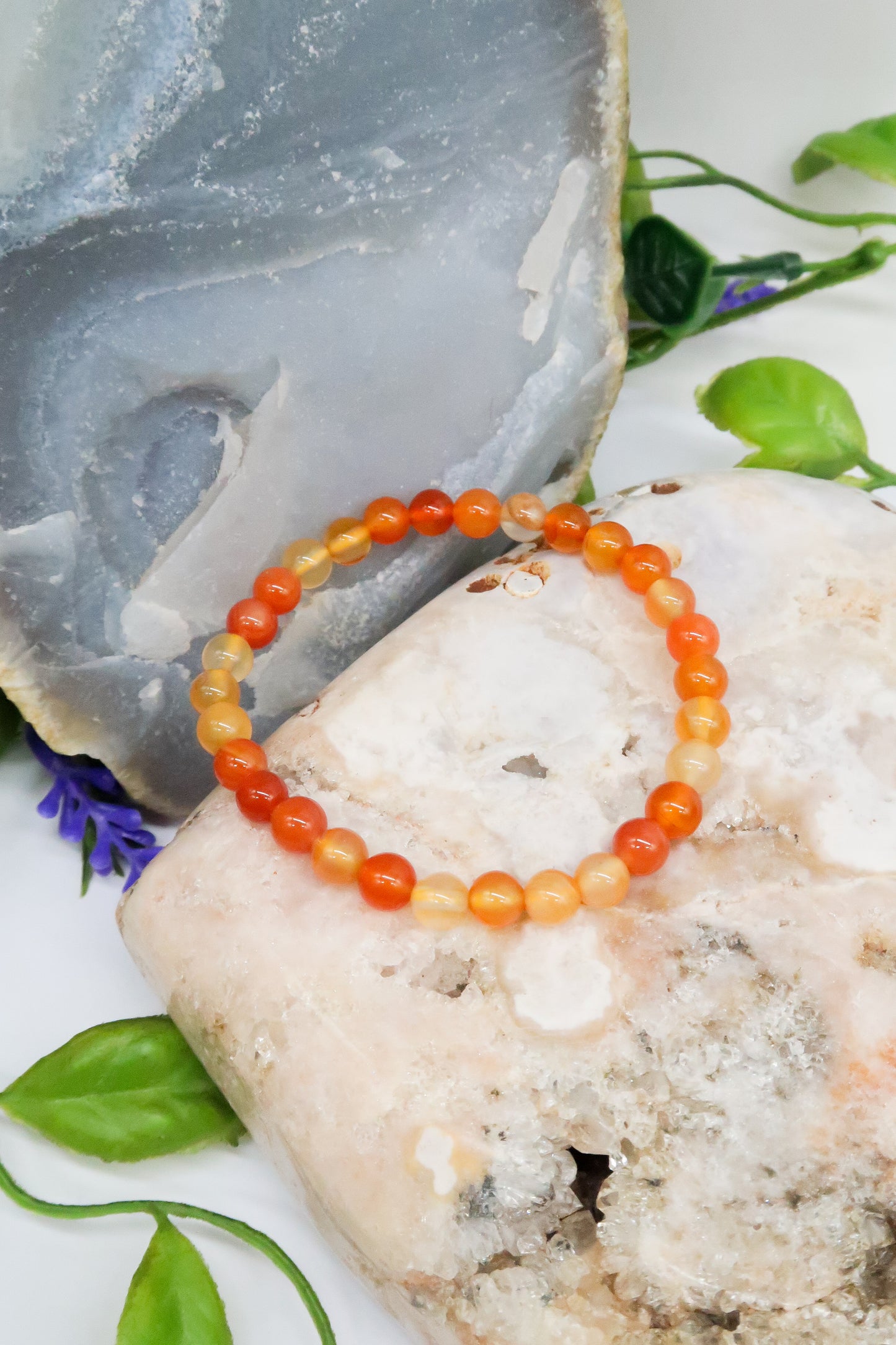 Carnelian Beads Bracelet Crystal Wellness