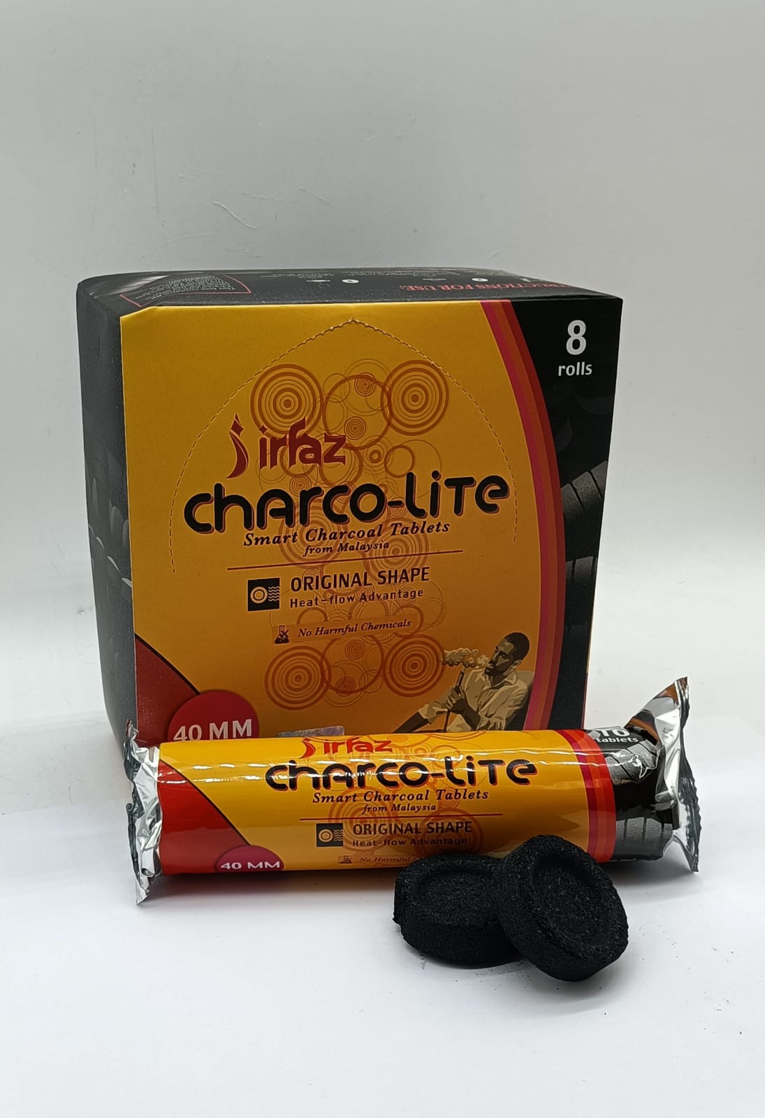 Charcoal - Charco-Lite 40mm Quick Lite 10 Tablets