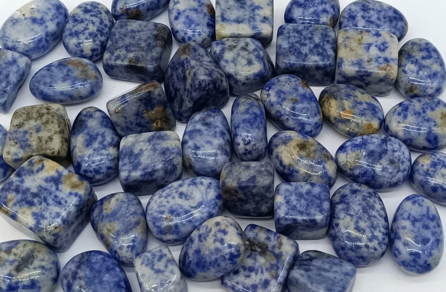 Blue Spot Jasper Tumbled Stone