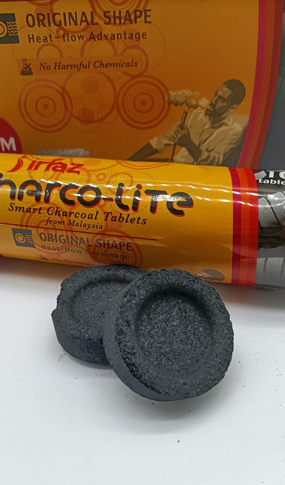 Charcoal - Charco-Lite 40mm Quick Lite 10 Tablets