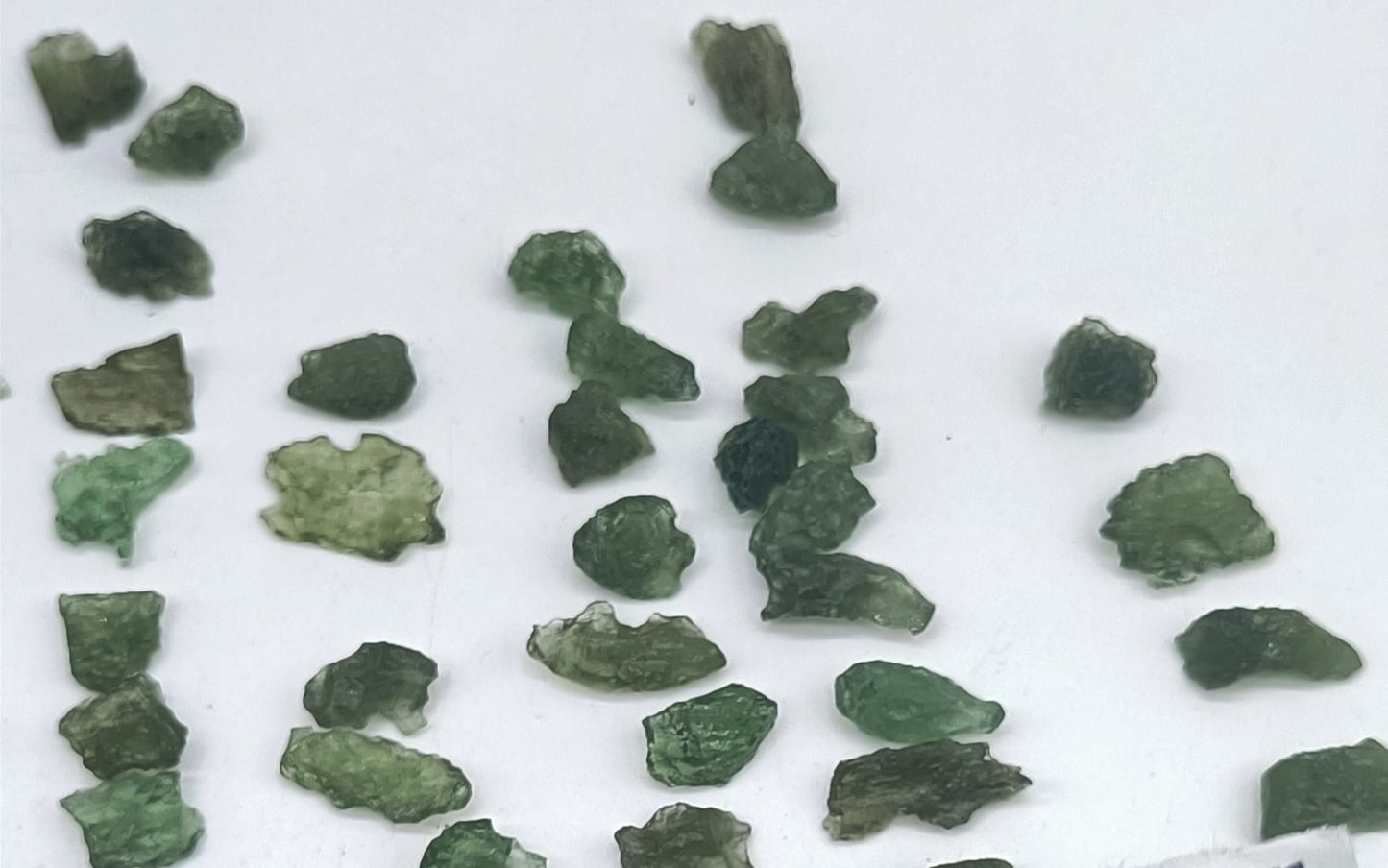 Authentic Raw Moldavite Small Sizes Crystal Wellness