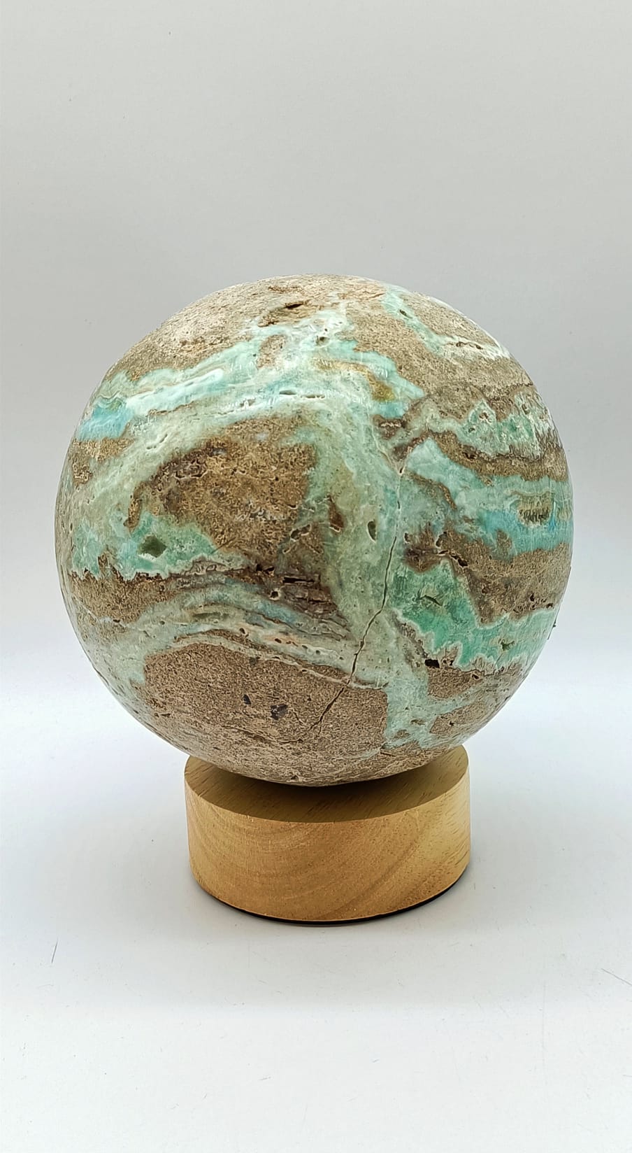 Blue Aragonite Sphere 3950g