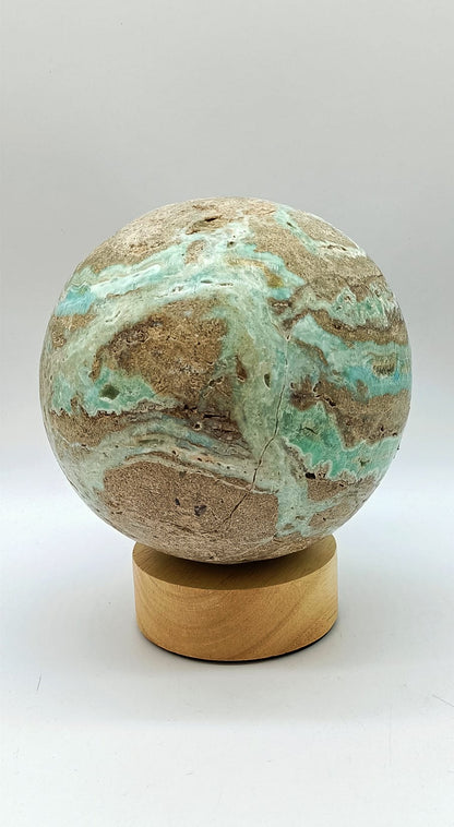 Blue Aragonite Sphere 3950g