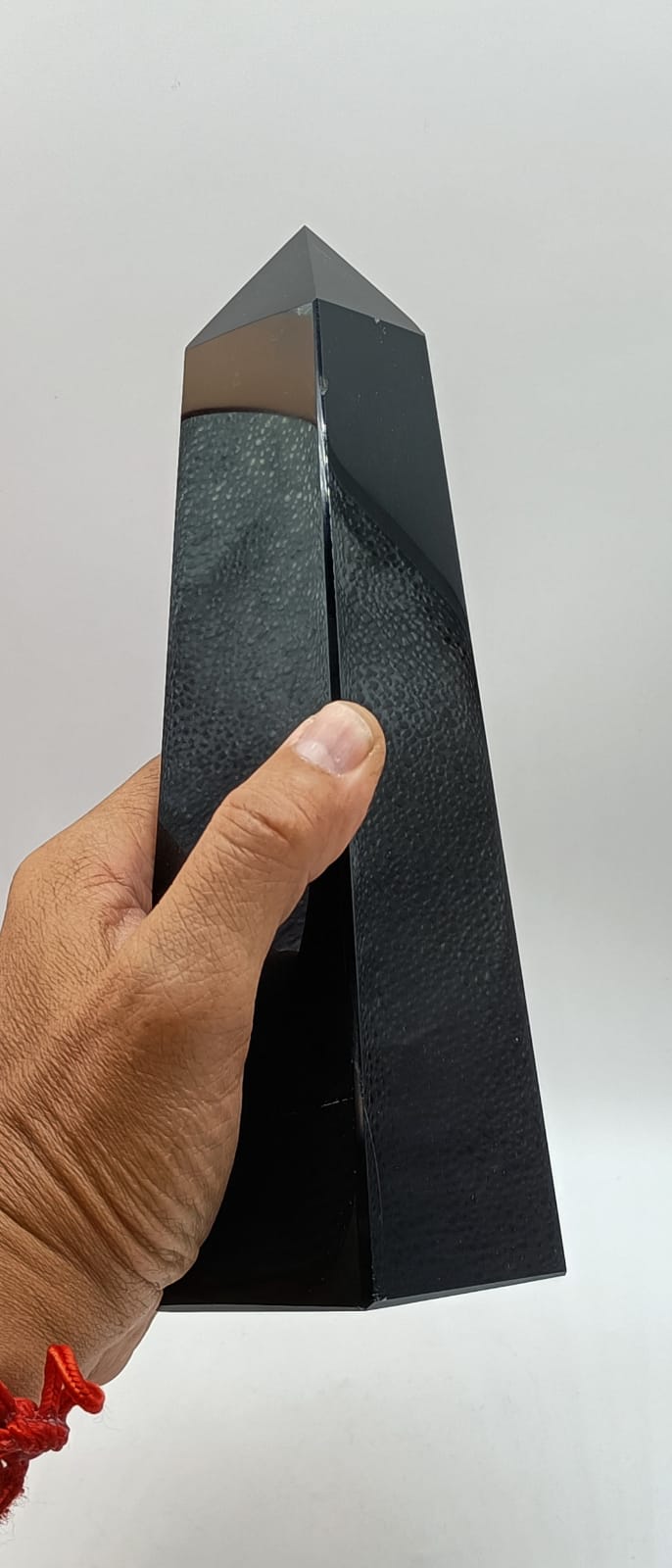 Black Obsidian Obelisk 1341 g Crystal Wellness
