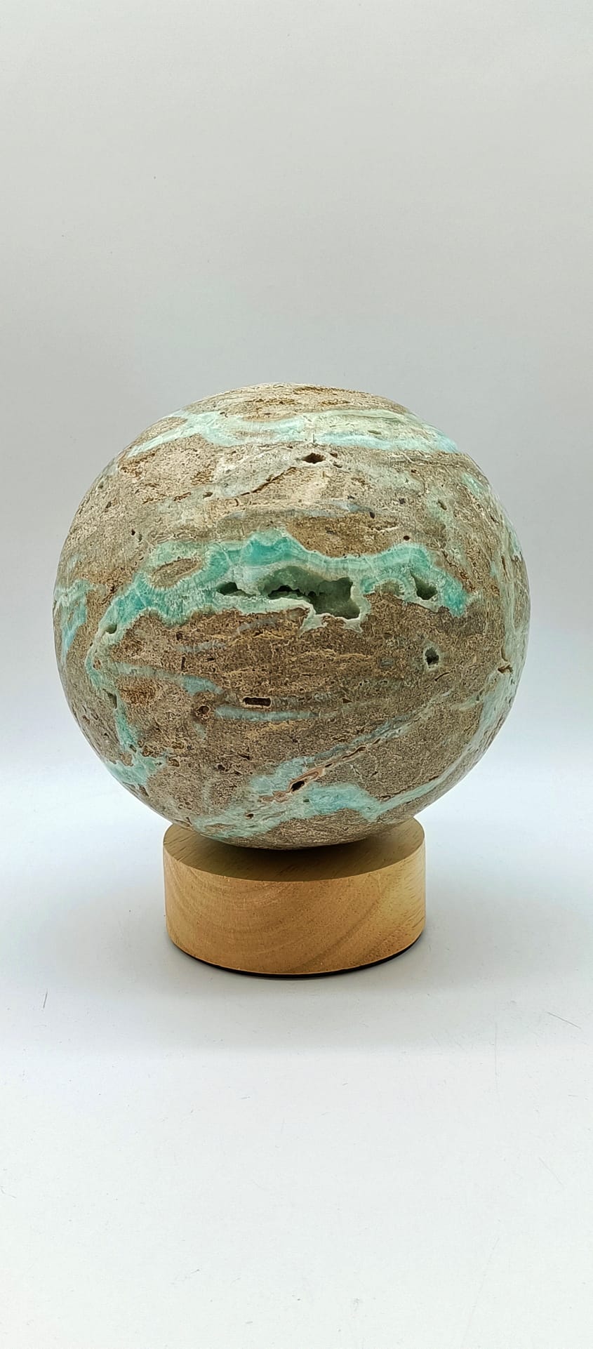 Blue Aragonite Sphere 3950g