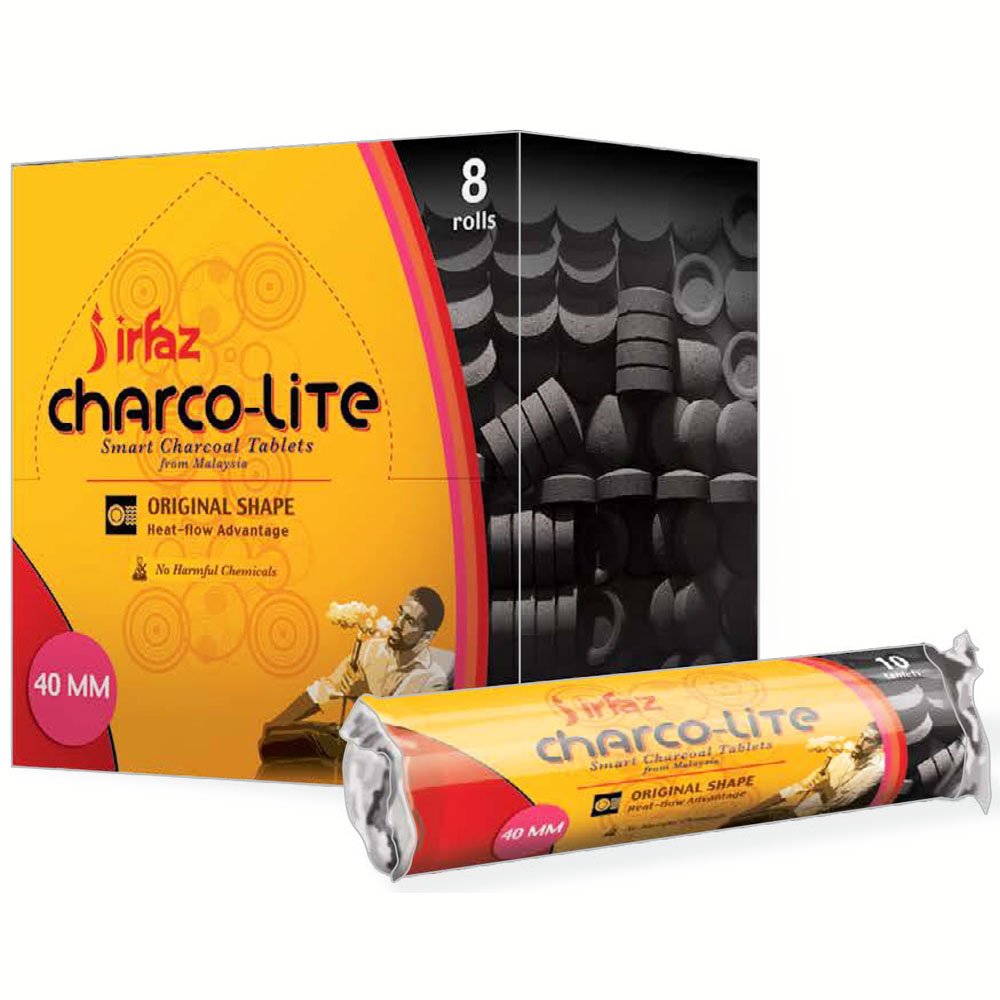 Charcoal - Charco-Lite 40mm Quick Lite 10 Tablets