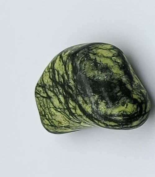 Green Snakeskin Jasper Tumbled Stone – Crystal Wellness