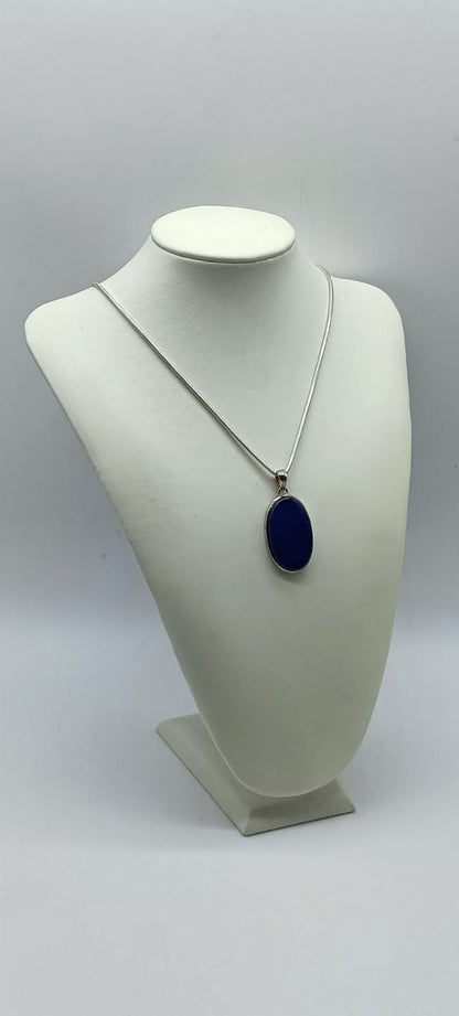 Lapis Lazuli 925 Sterling Silver Pendant