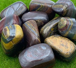 Tiger Iron Tumbled Stone