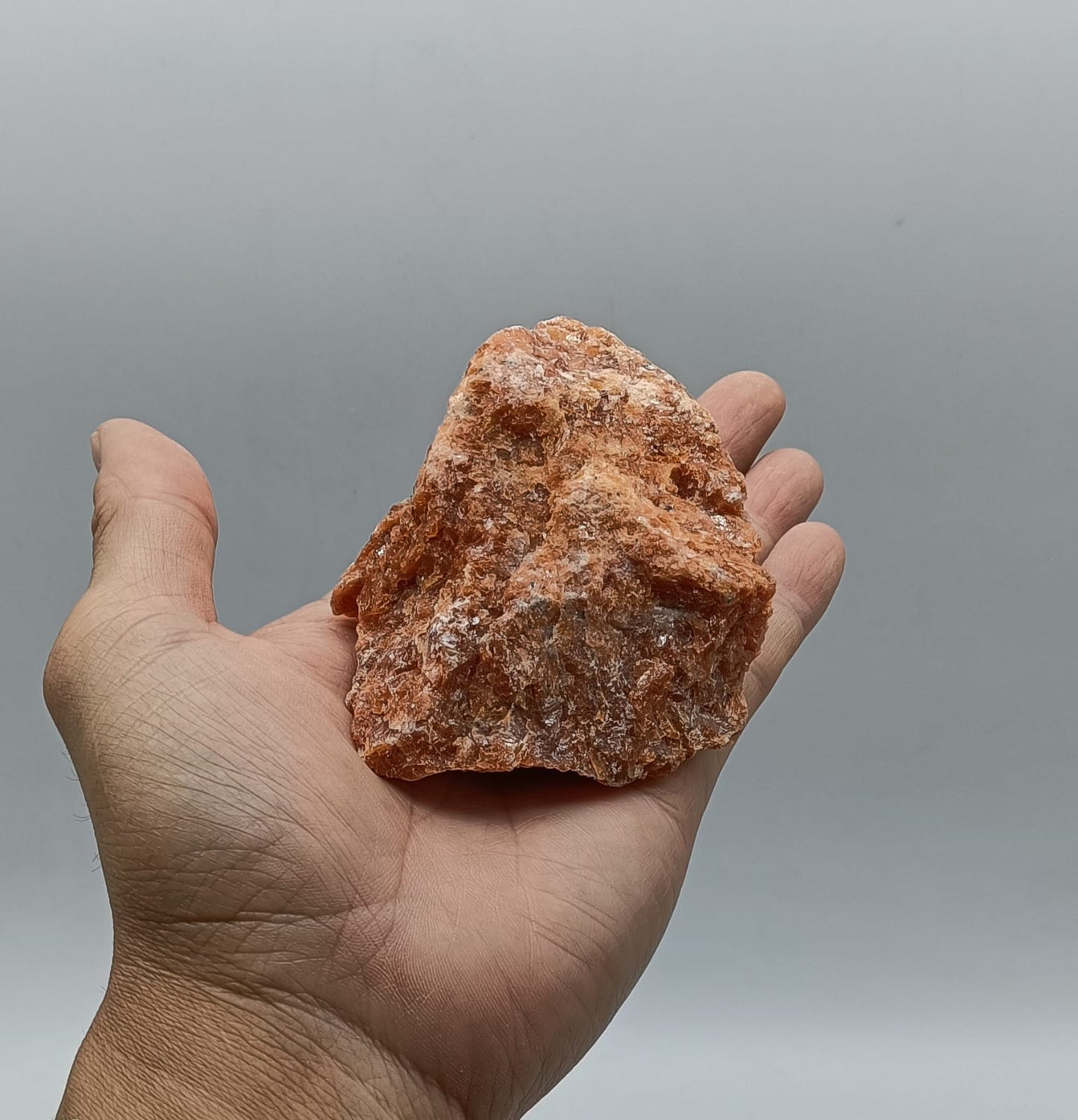 Red Calcite Raw Approximately 300 Grams