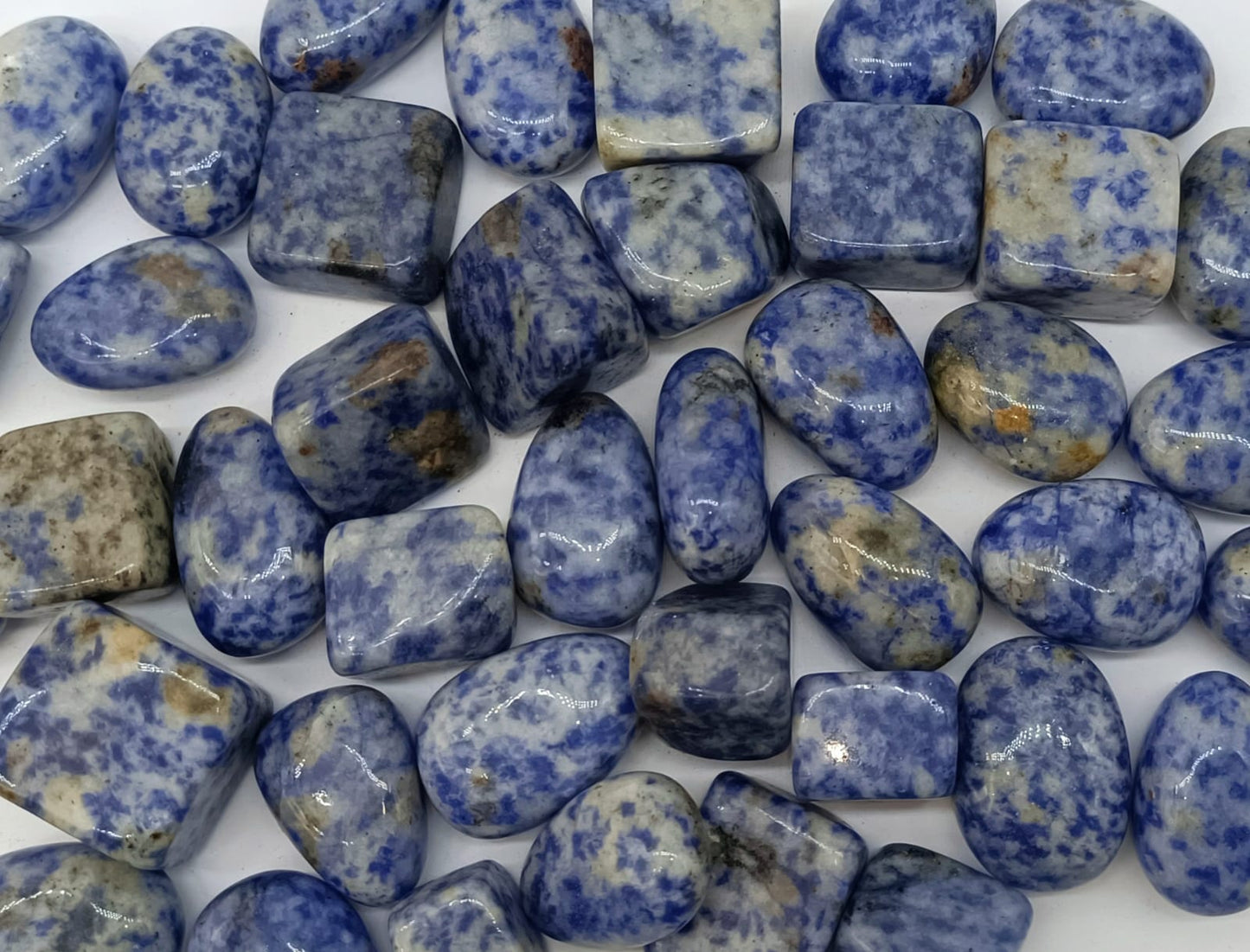 Blue Spot Jasper Tumbled Stone