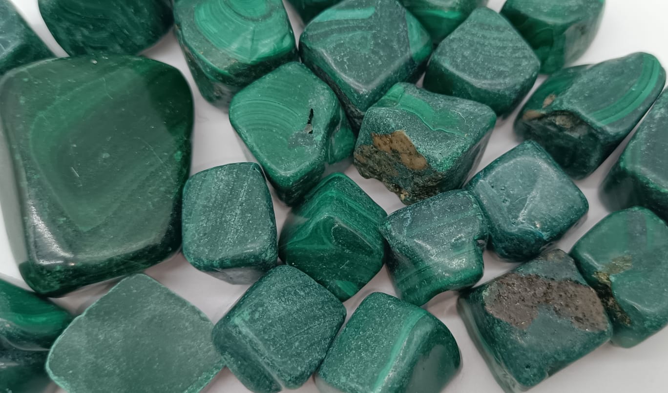 Malachite Tumbled Stones