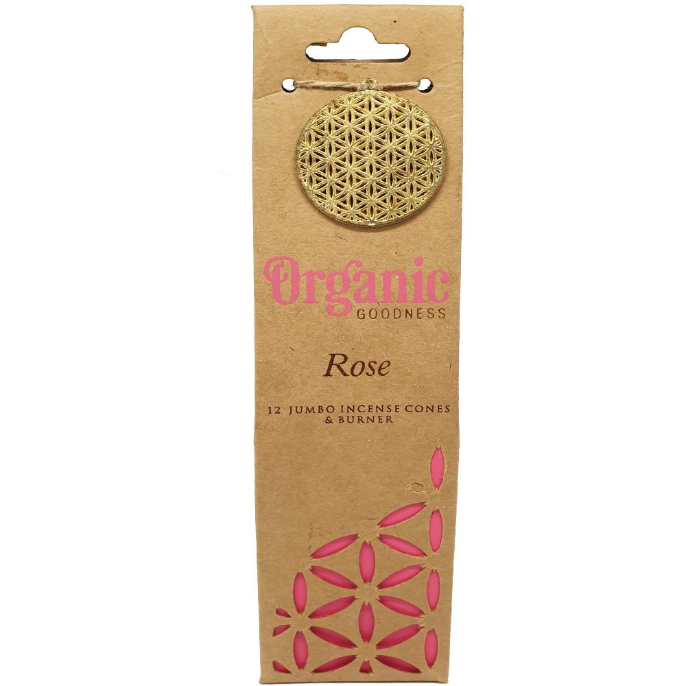 Incense Cones Organic Goodness Rose